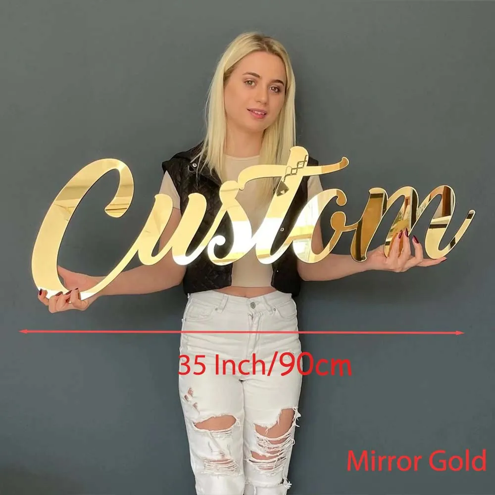 Custom Baby Name Sign Decor Pe - Baby Nursery Mirror ulasan dan harga