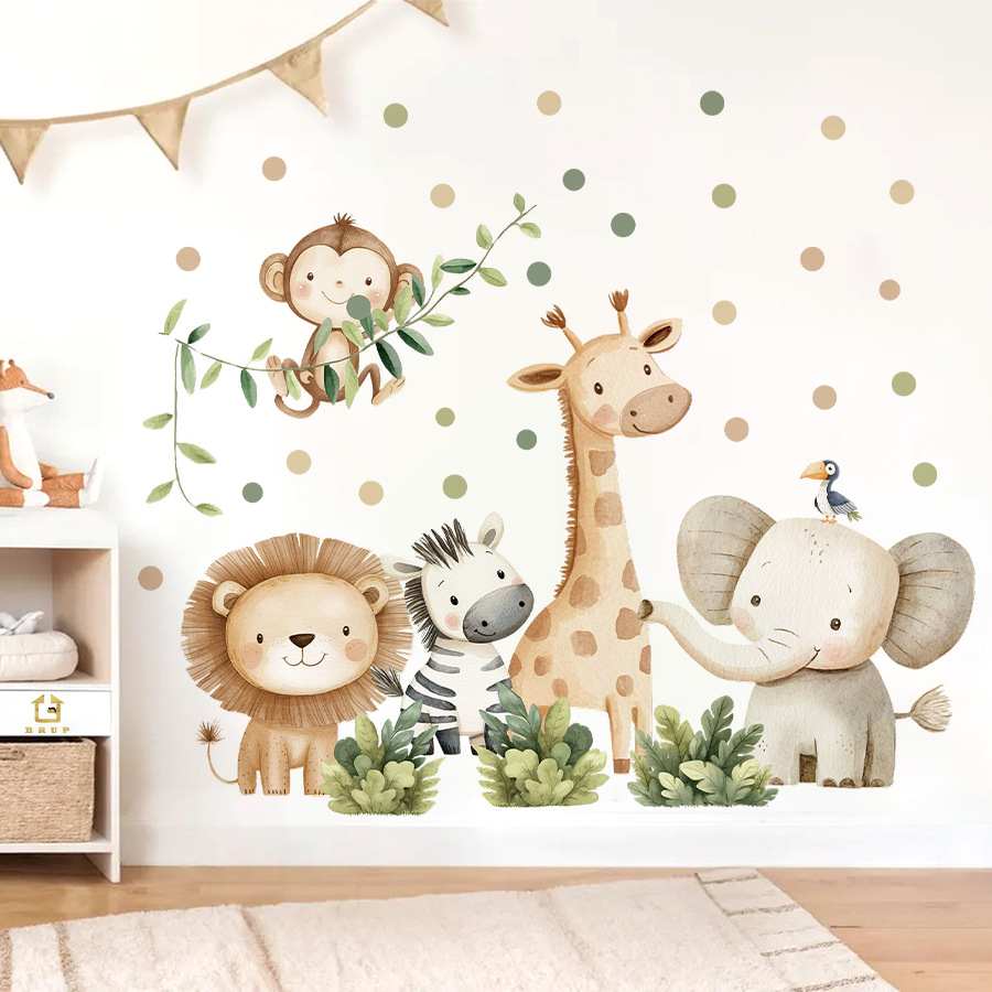 Boho Forest Animals Wall Stick - Baby Nursery Needs ulasan dan harga