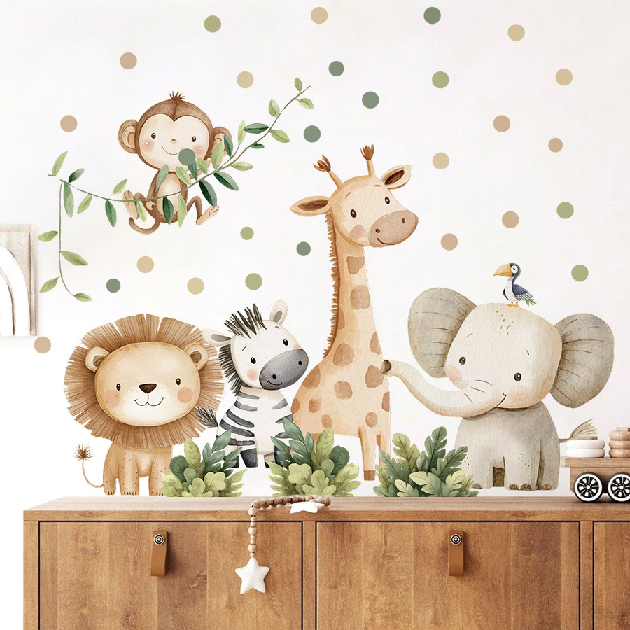 Boho Forest Animals Wall Stick - Baby Nursery Needs ulasan dan harga
