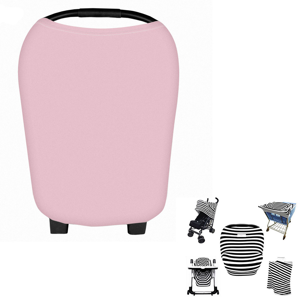 Light Pink Baby Car Seat Cover - Nursing Cover Breastfeeding ulasan dan harga