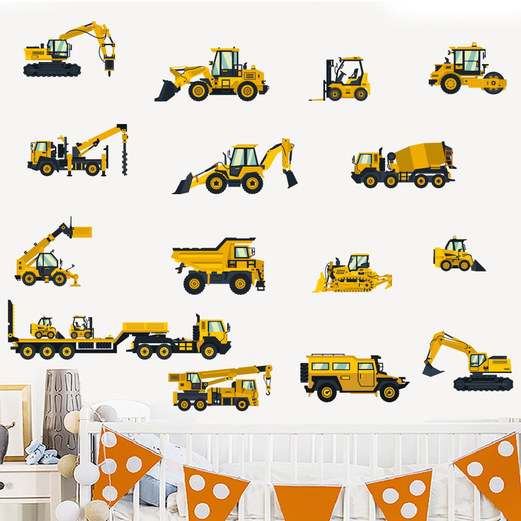 Cartoon Excavator Engineering  - Baby Nursery Needs ulasan dan harga