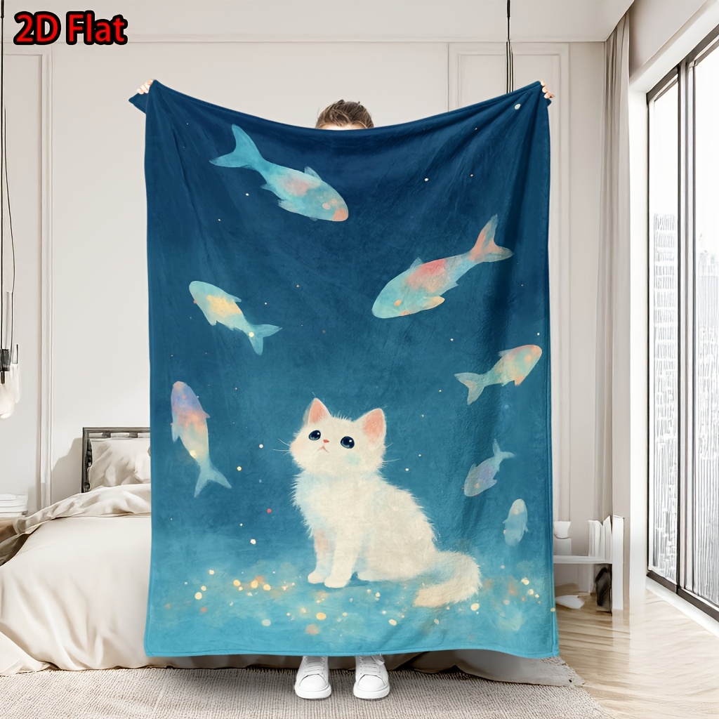 Cute Whimsical Cat Underwater  - Baby Nursery Ocean Theme ulasan dan harga