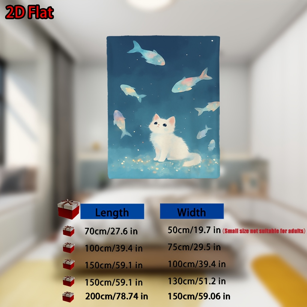 Cute Whimsical Cat Underwater  - Baby Nursery Ocean Theme ulasan dan harga
