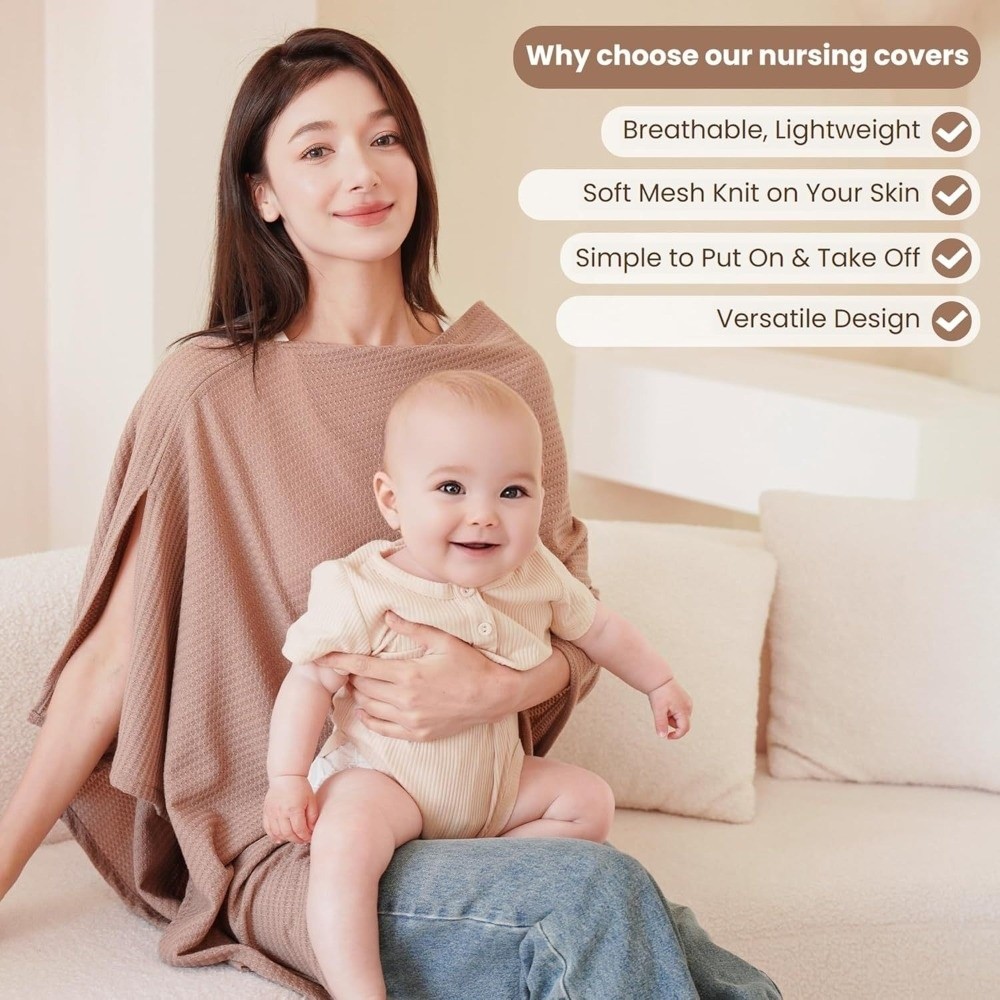 Soft Nursing Cover for Breastf - Nursing Cover Breastfeeding ulasan dan harga