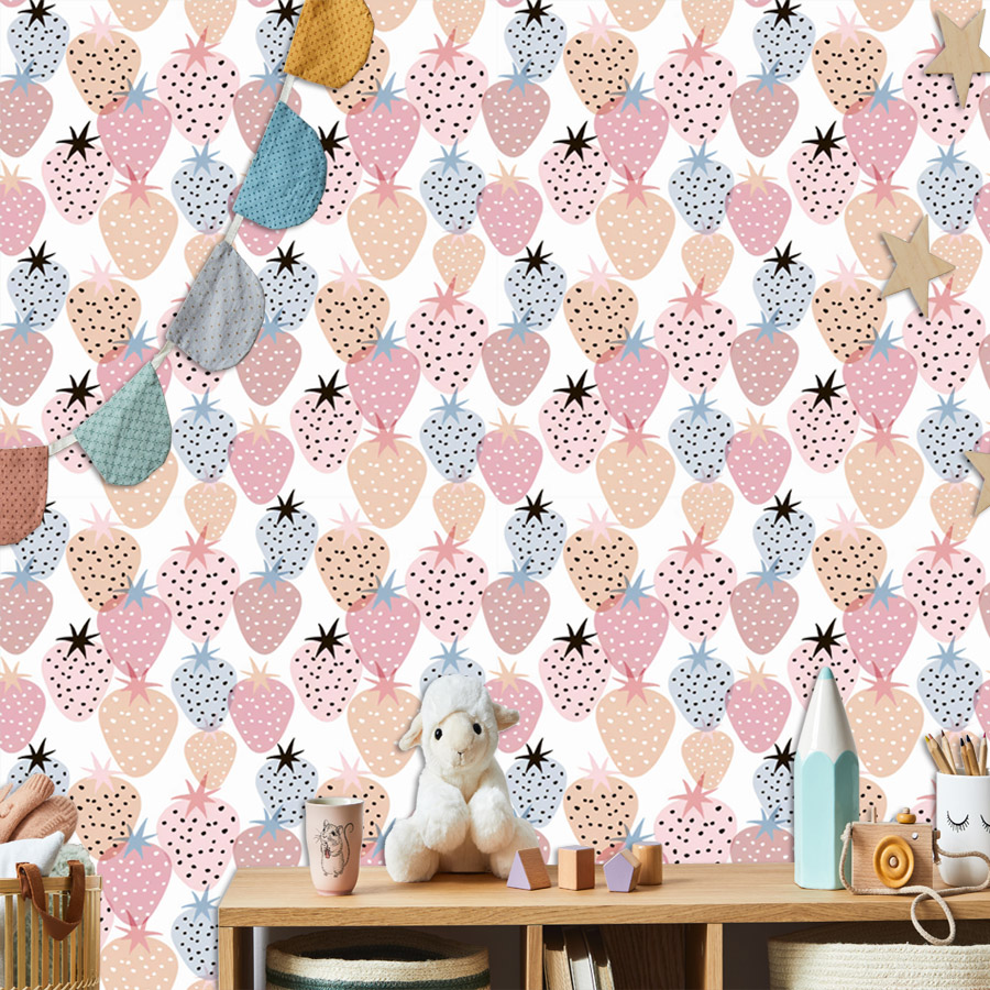 12+ Cute Nursery Strawberry Pa - Baby Nursery Water ulasan dan harga