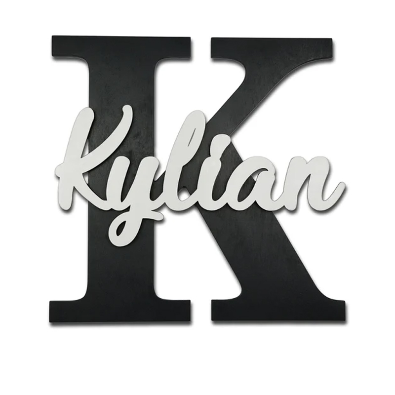 Wooden Letters, Baby Nursery W - Baby Nursery Name Sign ulasan dan harga