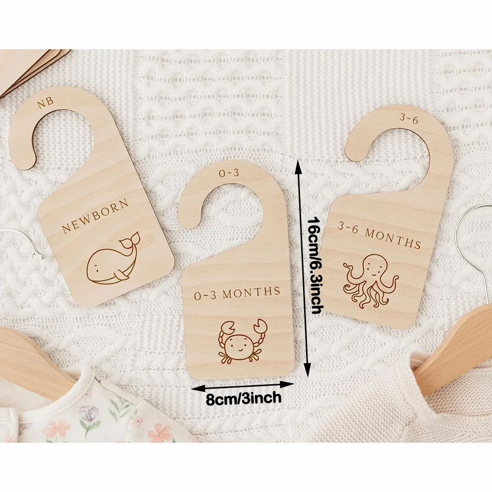 Set of 6 Baby Wardrobe Divider - Baby Nursery Ocean Theme ulasan dan harga
