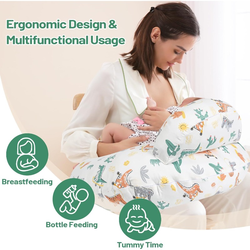 Nursing Pillow with Animal Pri - Nursing Cover Breastfeeding ulasan dan harga