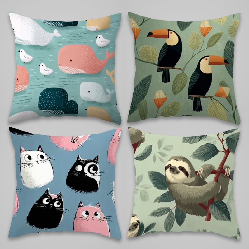 4 Piece Pillowcase Set Cute An - Baby Nursery Bedding Sets ulasan dan harga