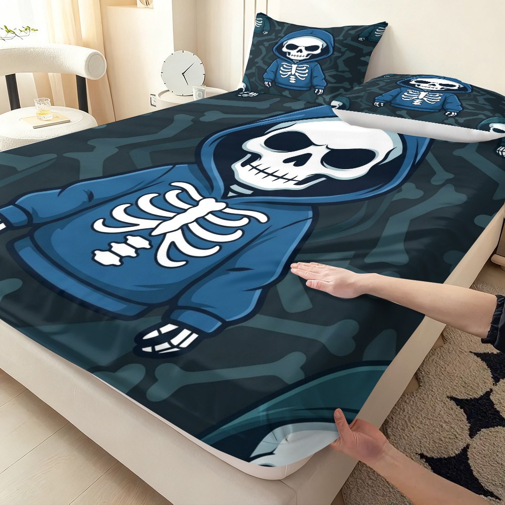 Skull Hoodie Bedding Set Bed S - Baby Nursery Bedding Sets ulasan dan harga