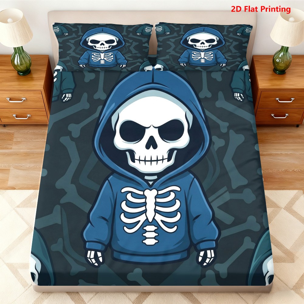 Skull Hoodie Bedding Set Bed S - Baby Nursery Bedding Sets ulasan dan harga