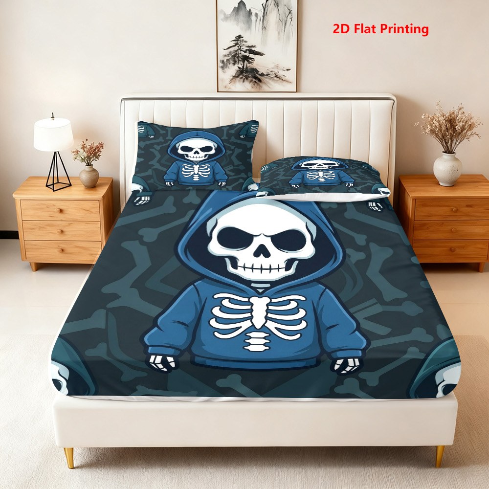 Skull Hoodie Bedding Set Bed S - Baby Nursery Bedding Sets ulasan dan harga