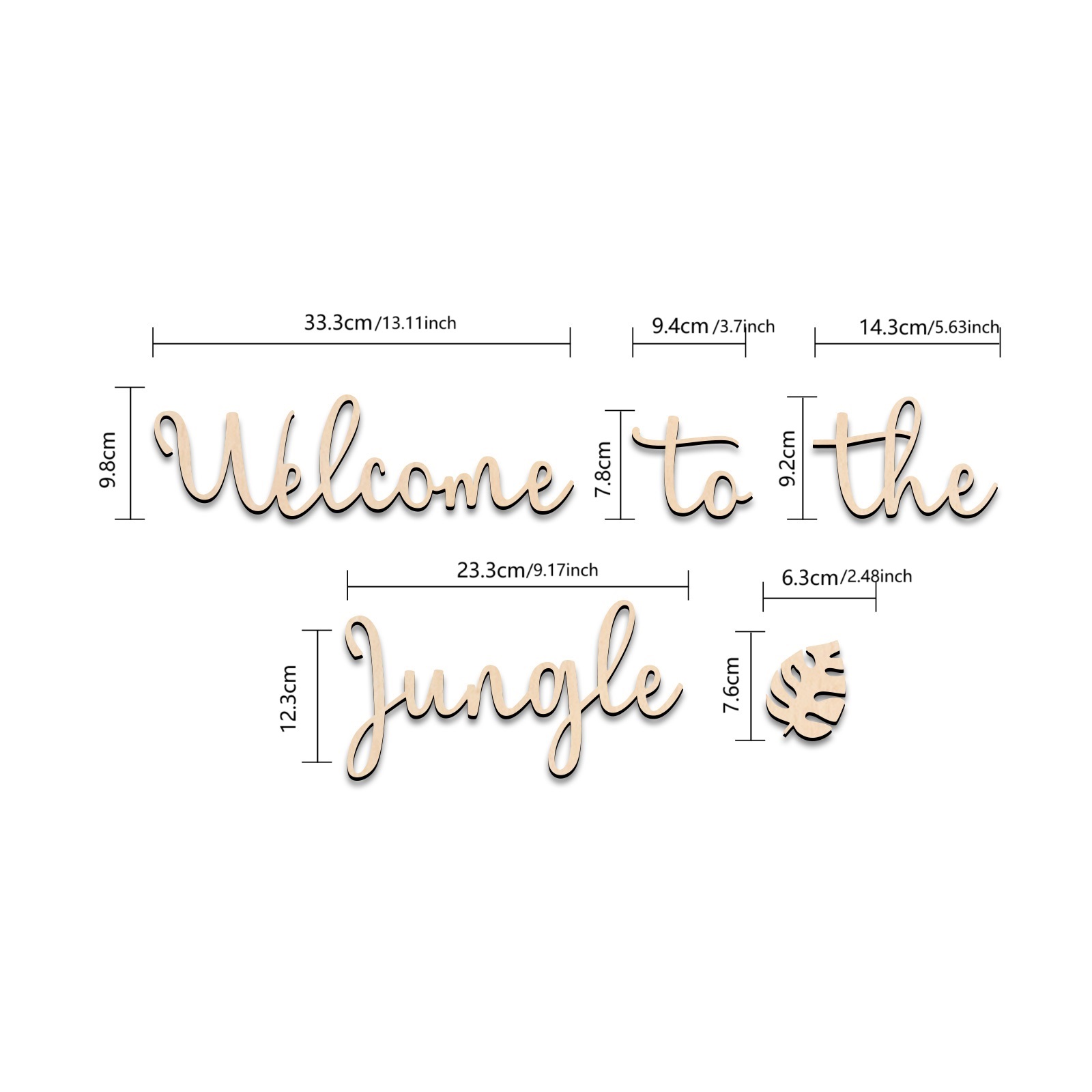 Welcome to the Jungle Wooden S - Baby Nursery Needs ulasan dan harga
