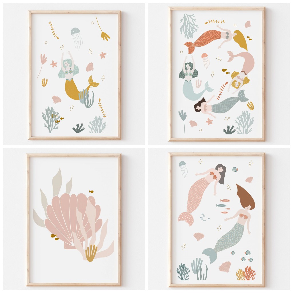 Boho Nursery Ocean Themed Pink - Baby Nursery Ocean Theme ulasan dan harga