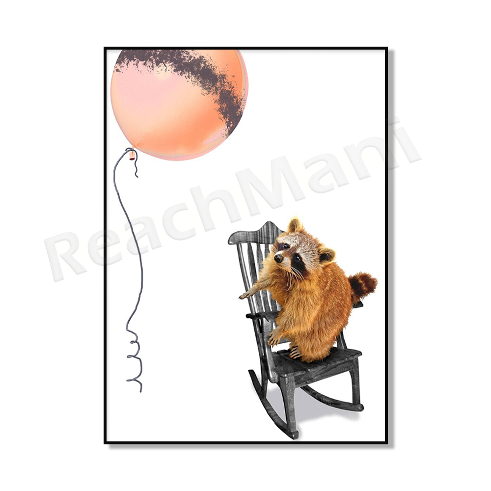 Baby Farm Animal Prints, Deer  - Baby Nursery Mirror ulasan dan harga